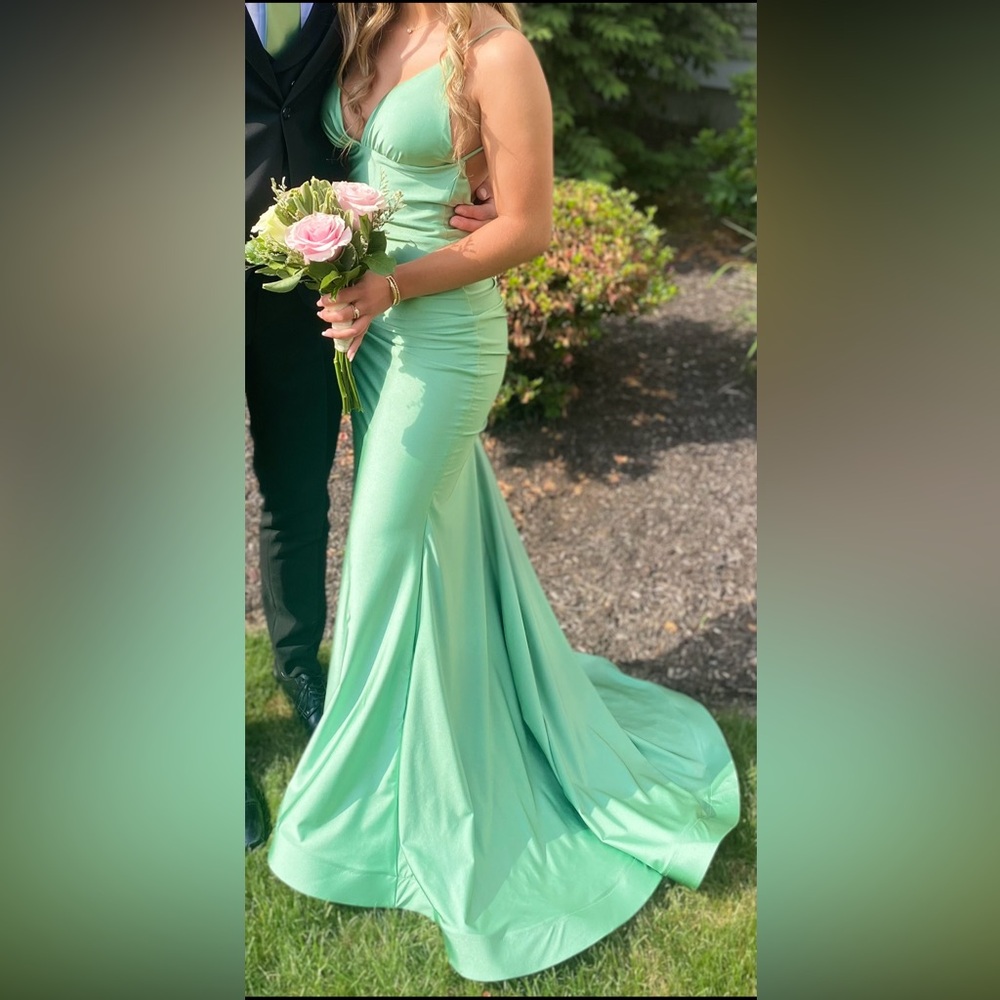 Green Atria Prom Dress